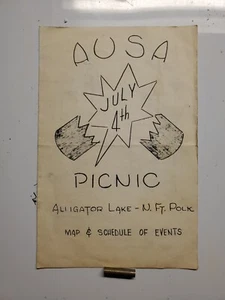 Flyer PINIC FORT POLK AUSA 4 de julio / MAPA Y HORARIO - Imagen 1 de 4