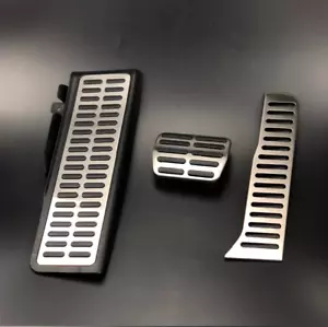 Car Sport Gas Brake Dead Foot Pedal Footrest Set For VW Passat B7 2010-2013 AT - Picture 1 of 4