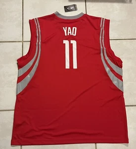 NWT Vintage ADIDAS Houston Rockets Yao Ming 2010 NBA Jersey Men’s 2XL - Picture 1 of 8