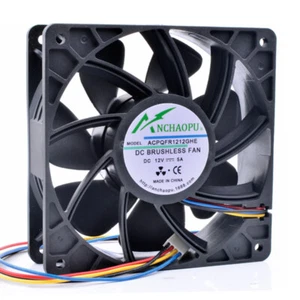 12cm 12038 12V 5A QFR1212GHE szybki wentylator chłodzący serwer - Zdjęcie 1 z 4