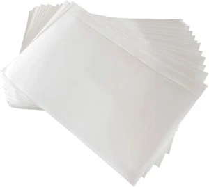 Sobres de lista de embalaje de 100 - 7,5"" x 5,5"" bolsas adhesivo transparente manga de dirección - Imagen 1 de 1
