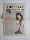 Coupe mince Lizzy Gary Moore Phil Lynott Hollande années 1970