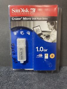 SanDisk Cruzer Micro USB Flash Drive 1.0 GB Flash Drive Not used but opened
