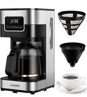SHARDOR Coffee Maker Touch-Screen 10-cup Programmable with Glass Carafe