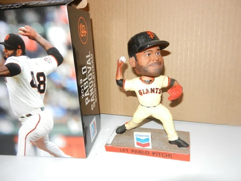 SF GIANTS PABLO SANDOVAL PITCHING BOBBLEHEAD SGA SAN FRANCISCO NEW 2019 PANDA 🎁 Cover