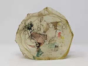 D. Komar, escultura acrílica, 5 x 6 pulgadas, alrededor de 1980 abstracta - Imagen 1 de 8
