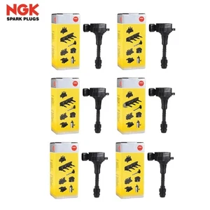 Bobina de encendido 22433-8J11C 6 piezas OEM NGK para Nissan Frontier Pathfinder 3,5 L 4,0 L - Imagen 1 de 6