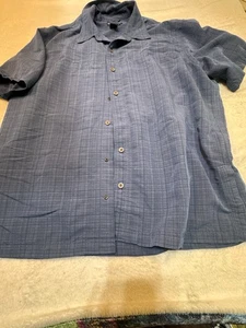 Camicia tattica uomo 5.11 extra large grigia chambray bottoni a pressione cotone - Foto 1 di 13