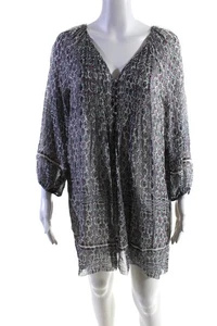 Joie Womens Silk Floral Print N Neck Dress Multi Colored Size Extra Small - Picture 1 of 6