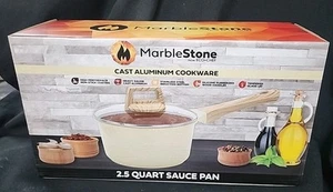 MarbleStone From ECO + CHEF Cast Aluminum 2.5 Quart Sauce Pan. - Picture 1 of 2