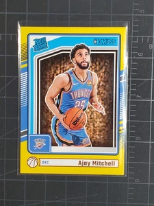 2024-25 Donruss #218 Ajay Mitchell inondazione gialla - Foto 1 di 2