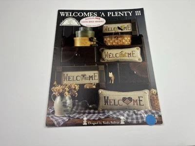 Homespun Elegance Welcomes ‘A Plenty III Counted Cross Stitch Pattern 2R - Image 1 of 3