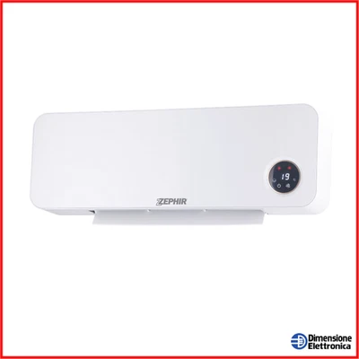 Termoventilatore a Parete Ceramico Basso Consumo Riscaldatore Potente Timer 2kw - Immagine 1 di 4