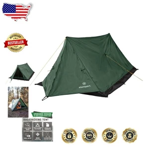 Amplia tienda de campaña multitemporada para 2 personas para acampar - perfecta para excursiones de senderismo - Imagen 1 de 11