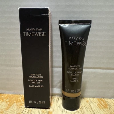 Mary Kay Timewise Matte 3D Foundation Bronze W 100 NEW 099978 Box Wear - Image 1 of 4