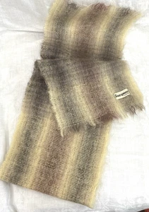 Vintage Mohair Schal beige braun Jacqmar - Bild 1 von 3
