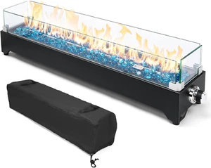 Tabletop Propane Fire Pit 36 Inch, 50000 BTU, Stainless Steel Outdoor Table Top - Picture 1 of 7