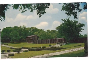 Repro LOG FORT At PIONEER MEMORIAL STATE PARK Harrodsburg Kentucky Postcard KY - Picture 1 of 2