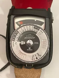 Medidor de luz Gossen CDS Super Pilot ASA con estuche - vintage para fotografía cinematográfica - Imagen 1 de 7