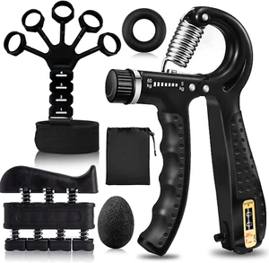 Grip Trainers, Including Forearm Strengtheners, Finger Trainers, Mechanical Coun - Picture 1 of 12
