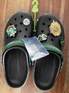 NEW CROCS Harry Potter Slytherin Classic Clog 210527 M8 W10 - Picture 1 of 4