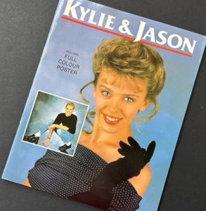 1989 NEW 36 PHOTO MAG + POSTER Kylie Minogue Jason Donovan STOCK AITKEN WATERMAN - Picture 1 of 6