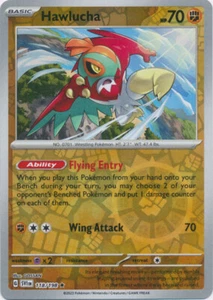 Pokemon Scarlet & Violet Hawlucha Reverse Holo Rare 118/198 - Picture 1 of 1