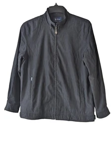 Vintage Polo Ralph Lauren Herren große marineblaue Jacke Harrington durchgehender Reißverschluss Schnallen - Bild 1 von 10