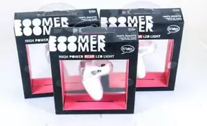 3 QTY KNOG BOOMER '12 White W/ 1 RED LED Bike Rear Light 7 Lumen 4 Mode 600m NEW - Picture 1 of 9
