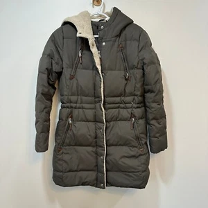 Giacca donna Lauren Ralph Lauren piccola verde piumino imbottito zip cappuccio outdoor - Foto 1 di 9