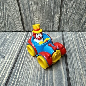 VINTAGE 1988 MCDONALDS HAMBURGLAR CAR & RONALD MCDONALD CAR HAPPY MEAL GIOCATTOLI - Foto 1 di 3