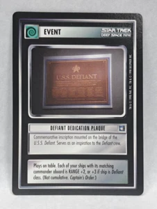 Star Trek CCG Deep Space Nine DS9 - DEFIANT PLAQUE - Unbespielt / Packfrisch - Bild 1 von 3