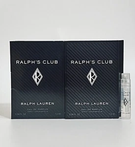 2X Ralph Lauren Ralph's Club EDP  Sample Spray Vial 0.04 fl oz/ 1.2 ml Each - Picture 1 of 1