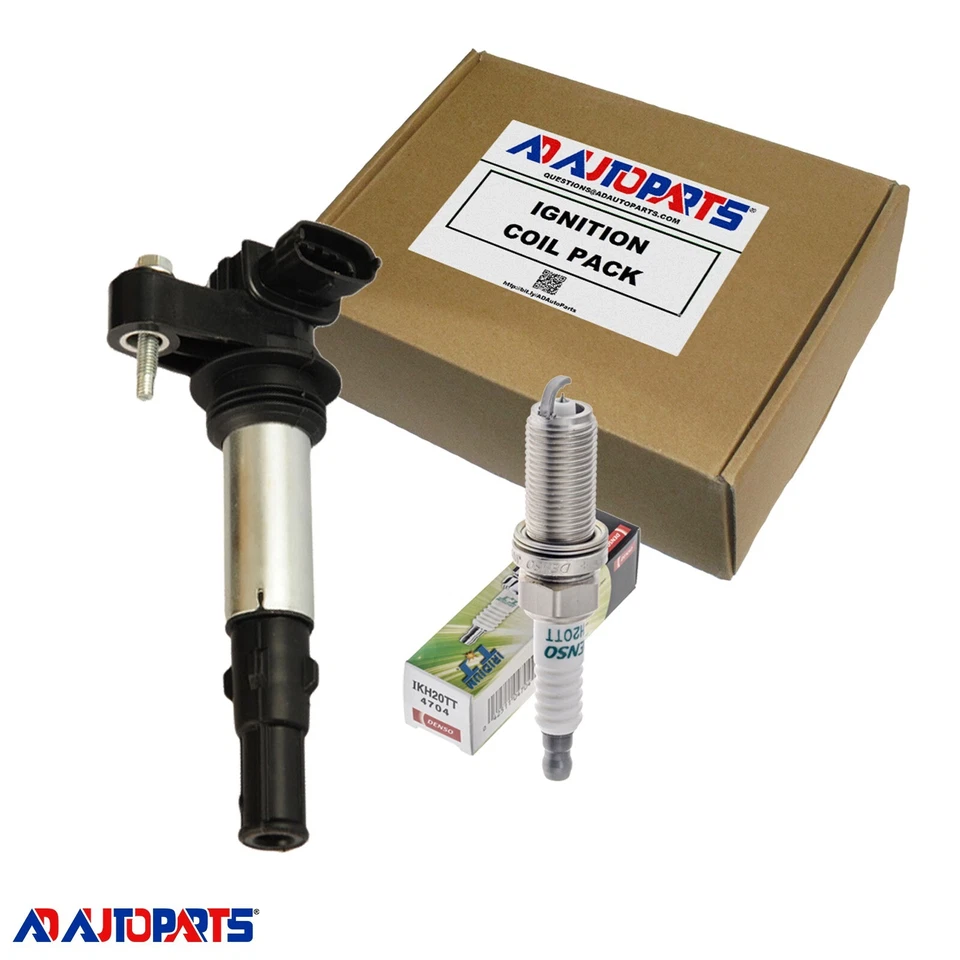 1 bobina de encendido + 1 bujía 4704 Iridium TT para Cadillac SRX STS 2004-2005 Foto 1 de 4