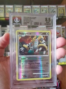 Pokemon Card 2008 PSA BGS 8.5 REGIGIGAS Reverse Holo 37/146 DP LEGENDS AWAKENED - Picture 1 of 6