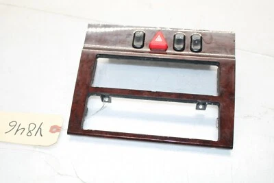 96-02 w210 MERCEDES E320 E430 E55 CLIMATE CONTROL RADIO WOOD TRIM BEZEL y846 - Image 1 of 4