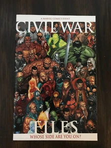 CIVIL WAR FILES - WHOSE SIDE ARE YOU ON #1 NM MARVEL 2006 - Picture 1 of 2