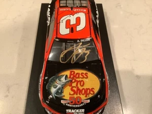 AUSTIN DILLON AUTOGRAPHED 2022 CHEVY CAMARO BASS PRO SHOPS DIECAST & CARD - Picture 1 of 15