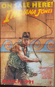 PÓSTER DE INDIANA JONES - Caballo Oscuro - 20-1/2"" x 14-1/2"" - Plegado, o/sin 8,5, en muy buen estado+ - Imagen 1 de 1