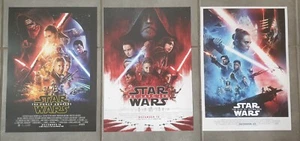 Star Wars sequels 3x high quality A3 posters , force awakens, last jedi etc - Picture 1 of 1