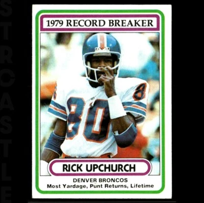 1980 Topps - Record Breaker Rick Upchurch #5 Denver Broncos 🏈 Football Card - Image 1 of 3