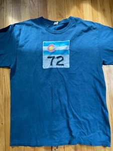 Colorado Hightway 72 Batik Dye T-Shirt XL Cotton Blue - Picture 1 of 9