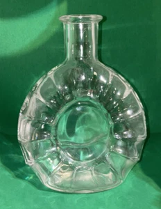 E Remy Martin Cognac France Bottle Glass Decanter No Stopper Fine Empty Clear - Picture 1 of 6