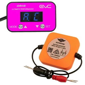 EVC iDrive Throttle Controller + battery monitor pink for Mazda 3 2010-2013 - Picture 1 of 9