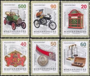 Hungary 2018 Postal History/Motorcycle/Car/Bike/Scales/Transport 6v s/a (hx1049)