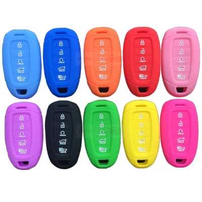 Fit HYUNDAI Palisade Elantra 5 Button Remote Smart Key Fob Silicone Case Cover - Image 1 of 4