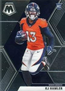 2020 Panini Mosaic #219 - KJ Hamler RC - Denver Broncos