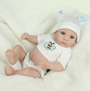 Muñecas bebé renacido de silicona de cuerpo completo muñeca recién nacida realista juguete para niño prematuro - Imagen 1 de 6