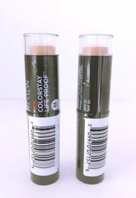 2 x Revlon ColorStay Life-Proof Matte Foundation Stick 110 IVORY - Image 1 of 3