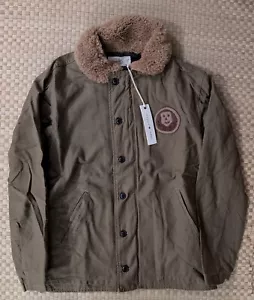 NWT Imogene + Willie Stitched "Lost" Deck Jacket Mens Size Medium Made in USA - Picture 1 of 8